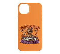 Toiletteur pour Chien Halloween Toilettage Les Petits Monstres Coque pour iPhone 14 Plus