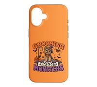 Toiletteur pour Chien Halloween Toilettage Les Petits Monstres Coque pour iPhone 16