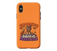 Toiletteur pour Chien Halloween Toilettage Les Petits Monstres Coque pour iPhone X/XS