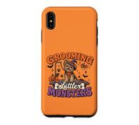 Toiletteur pour Chien Halloween Toilettage Les Petits Monstres Coque pour iPhone XS Max