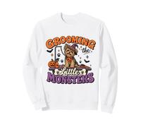 Toiletteur pour Chien Halloween Toilettage Les Petits Monstres Sweatshirt