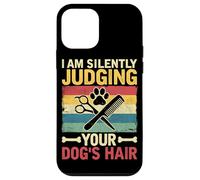 Toiletteur pour Chien I Am Silently Judging Your Dogs Coque pour iPhone 12 Mini