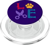 Toiletteur Professionnel en Poils de Chiots Mignons pour Chiens PopSockets PopGrip pour MagSafe