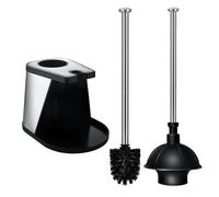 ToiletTree Products Ensemble Brosse WC et Piston - Brosse WC à Piston - Brosse à Piston pour Accessoires de Salle de Bain - 19,1 x 22,9 x 52,1 cm