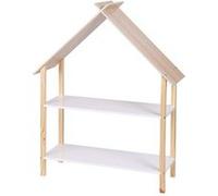- Bibliothèque Dream pour enfant avec 2 étagères - Bois et Blanc - Dream