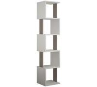 - Bibliothèque Piri 161 cm - Blanc et Taupe - Piri