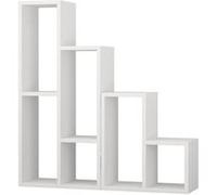 Toilinux - Bibliothèque Sule 89 cm - Blanc - Sule Blanc G