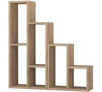 Toilinux - Bibliothèque Sule 89 cm - Bois naturel - Sule Beige G