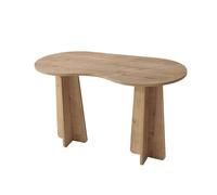 Bureau design organique MDF 120x60x75 cm Beige