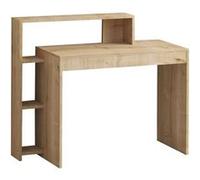 Toilinux - Bureau design scandinave en bois MARTIN - Beige - MARTIN Beige G