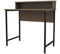 Toilinux - Bureau Uso 90 cm - Marron noix - Uso Marron G