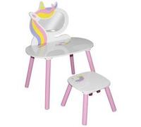 - Coiffeuse enfant avec miroir et tabouret Sweet Licorne en MDF - Sweet licorne
