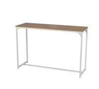 - Console Casa Blanca en panneaux de particules et Métal - L.120 cm x H.79 cm - Beige et Blanc - Casa Blanca