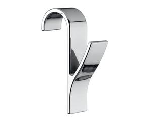 Toilinux.com Lot 2X 2 Crochets pour radiateurs sèche-Serviettes - Gris chromé