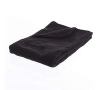 Toilinux.com Lot 2X Plaid Polaire - 125 x 150 cm - Noir