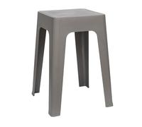Toilinux.com Lot de 6 tabourets empilables Spectra - Gris