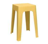 Toilinux.com Lot de 6 tabourets empilables Spectra - Jaune