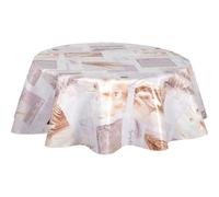 Toilinux.com Nappe en Toile cirée Ronde Pampa - Diam. 150 cm