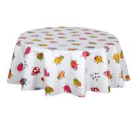 Toilinux.com Nappe en Toile cirée Ronde Vache - Diam. 135 cm