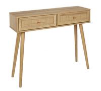 - Console Bali à 2 tiroirs effet cannage - Beige - Bali