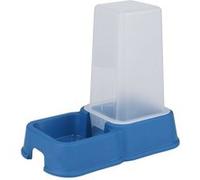 Toilinux - Distributeur de croquettes et d'eau - 1,5 L - Bleu Bleu G