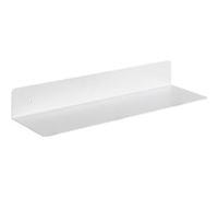 - Etagère murale 1 tablette en métal - L.50cm x H.7cm - Blanc - Juliette