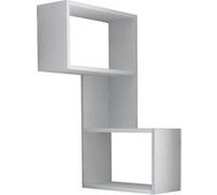 Toilinux - Etagère murale Part 85 cm - Blanc - Part Blanc