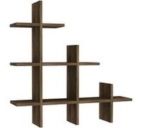 Toilinux - Etagère murale en bois NOE - Marron - NOE G