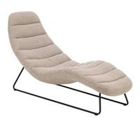 Toilinux - Fauteuil relax Chaplin - Beige - Chaplin G