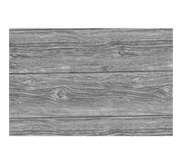 Toilinux - Lot 2x Adhésif décoratif Grey Wood - 200 x 45 cm - Gris