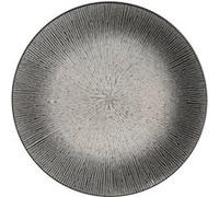 Toilinux - Lot 2x Assiette plate Atelier - Céramique - Gris - ATELIER Gris G