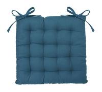 Toilinux - Lot 2x Galette de chaise - Bleu Canard Bleu G