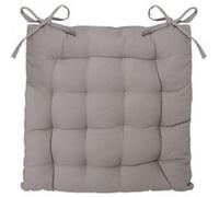 Toilinux - Lot 2x Galette de chaise - Gris Gris G