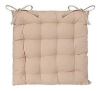 Toilinux - Lot 2x Galette de chaise - Lin Ivoire