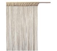 Toilinux - Lot 2x Rideau fils - 90 x 200 cm - Couleur Lin