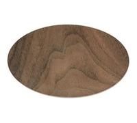 Ustensile de cuisine Secret De Gourmet - Lot 6x Assiette plate design bois Mood - Diam. 26 cm - Marron - Natural Mood