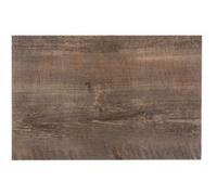 Toilinux - Lot 6x Set de table design bois Authentic - L. 30 x l. 45 cm - Chêne - Authentic Marron G