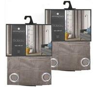- Lot de 2 Rideaux Lilou - 140 x 260 cm - Taupe - Lilou