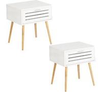 Toilinux - Lot de 2 Tables de chevet Finja avec 1 tiroir en Bambou et MDF - Blanc et bois - Finja Blanc https://www.fnac.com/mp46429390/Toilinux-Lot-de-2-Tables-de-chevet-Finja-avec-1-tiroir-en-Bambou-et-MDF-Blanc-et-bois-Finja/w-4?oref=17e0516f-56c1-2b4d-e785-7fa757ccece2