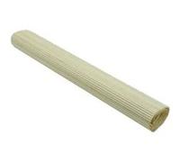 Toilinux - Lot de 6 sets de table en bambou blanchi rectangulaire - 45 x 30 cm