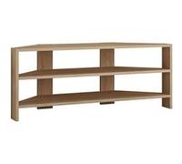 Toilinux - Meuble TV d'angle design scandinave Thales - L. 114 x H. 45 cm - Marron - Thales Marron G