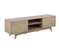 - Meuble TV en MDF avec 2 portes coulissantes - Beige - Martie