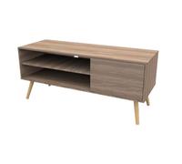 Toilinux - Meuble TV HARRY - 110x40x50cm - Marron - HARRY Marron G