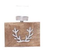 Toilinux - Porte bougie chauffe-plat cerf - grand modèle G