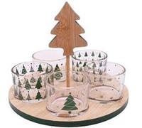 - Set apéritif de Noël 6 pièces - Vert - Maître Chef