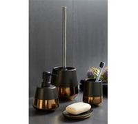 Set d'accessoires de salle de bain design Brandol - Noir mat