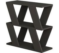 Toilinux - Table à café 2 niveaux - L.60 x H.57 cm - Gris - Lazena Gris foncé G