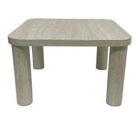 Toilinux - Table basse carrée effet marbre GÖRAN - Gris - GÖRAN Gris