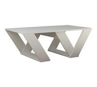 - Table basse design Pipra - L. 110 x H. 60 cm - Blanc - Pipra