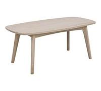 Toilinux - Table basse en panneau de particules - h. 49cm - Beige - Martie Beige G
